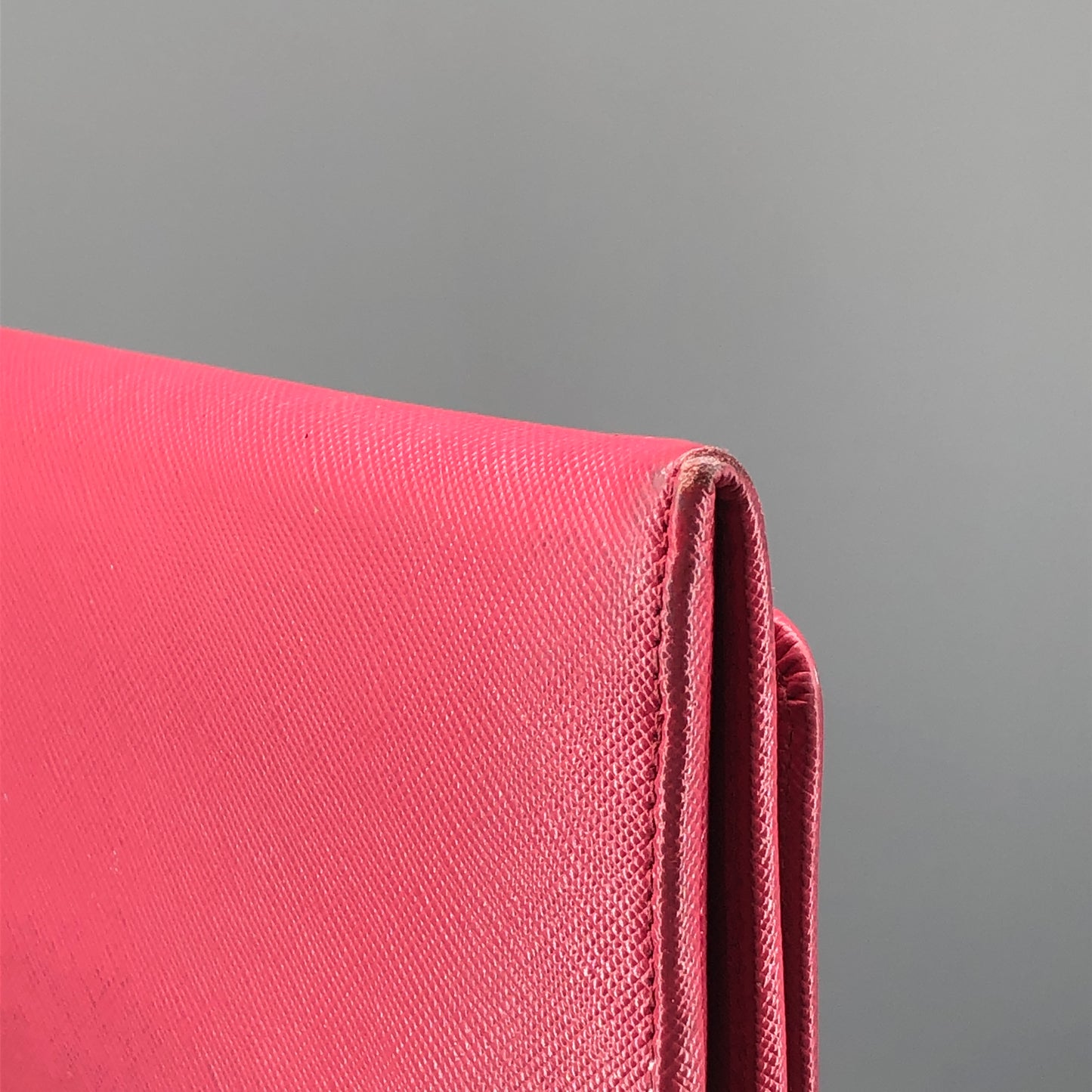 Prada Saffiano Leather WOC Wallet On Chain Hot Pink