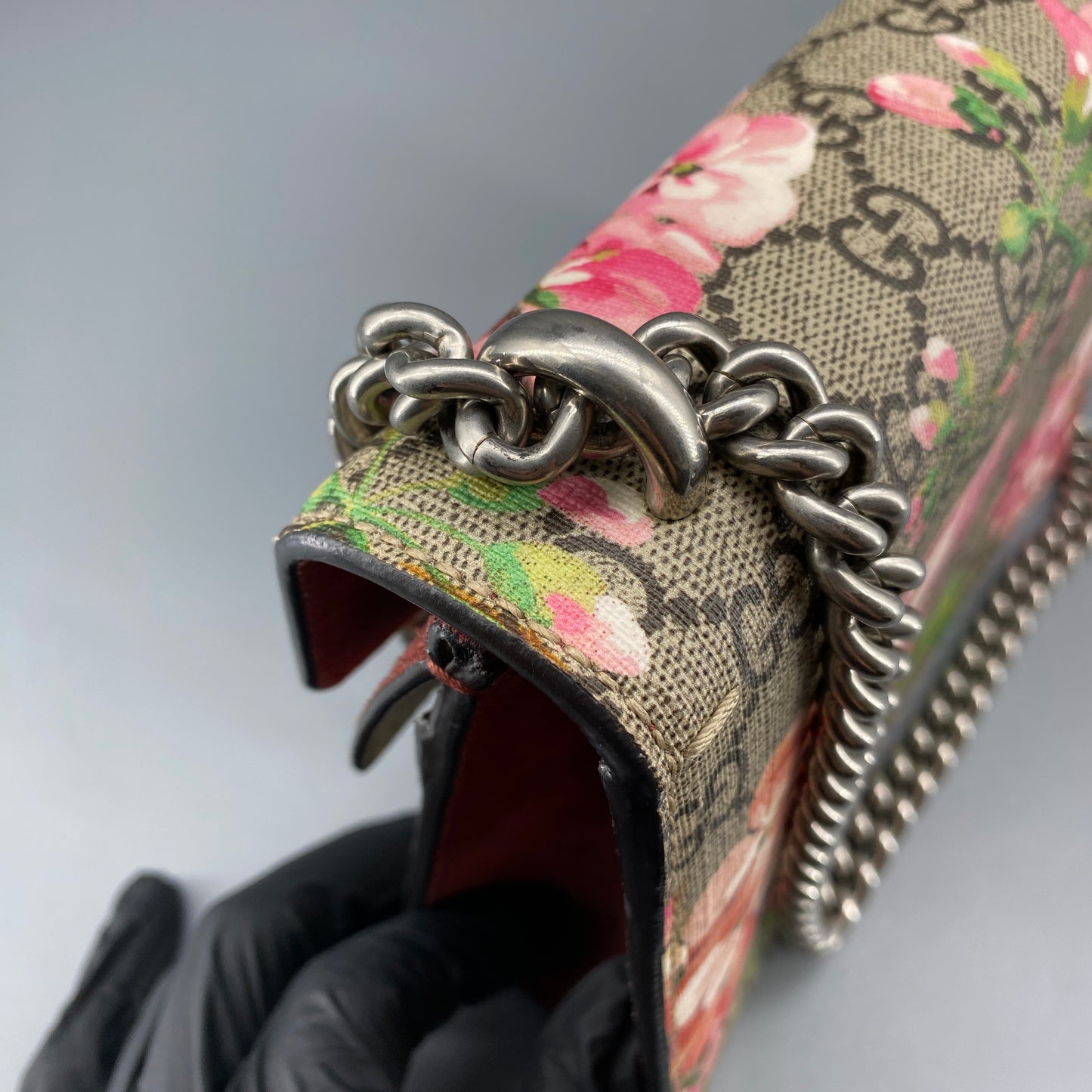 Gucci Dionysus GG Blooms Beige Floral Print Shoulder Bag