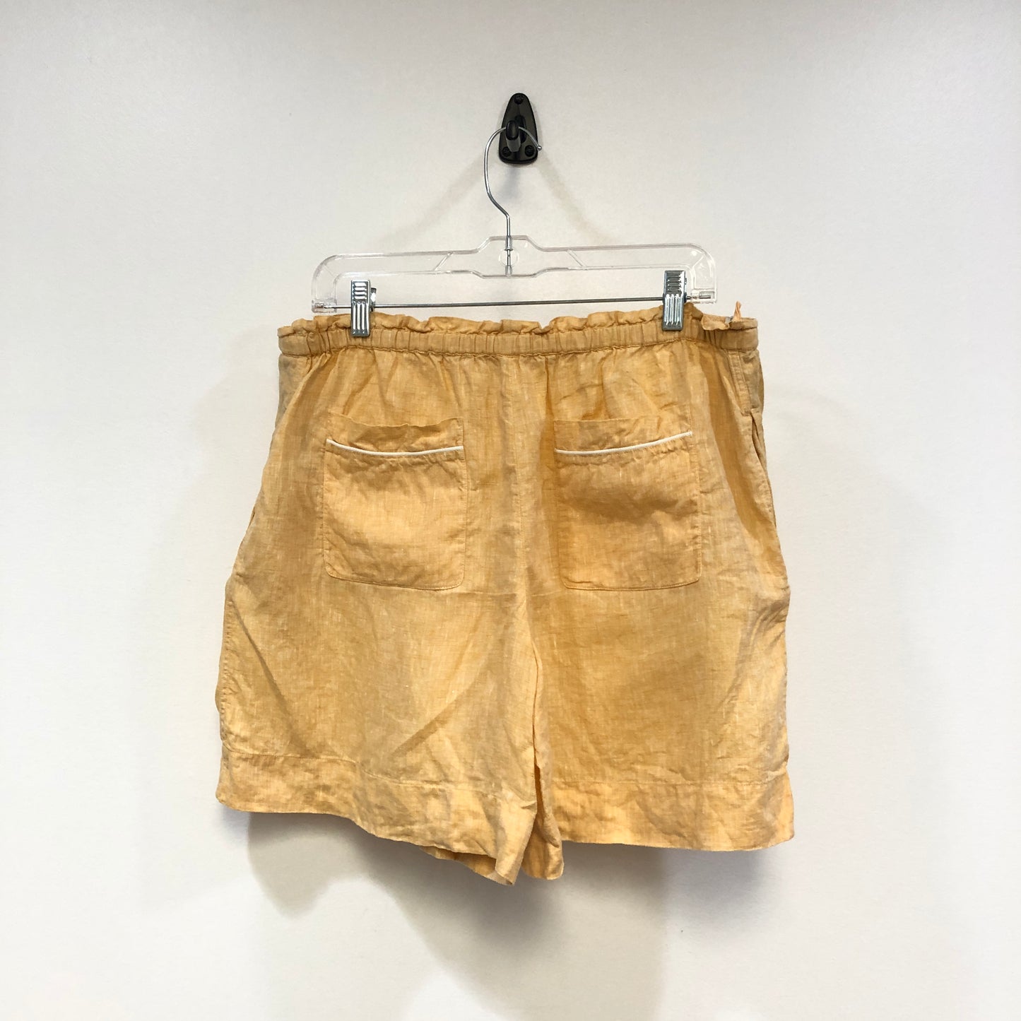 Loro Piana Butter Yellow Linen Shorts Size 44