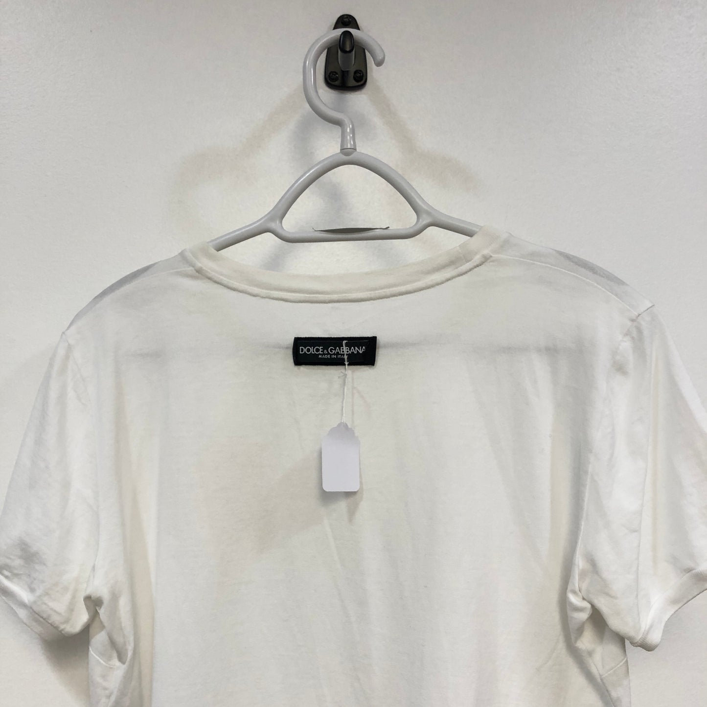 Dolce & Gabbana White Short Sleeve T‑Shirt