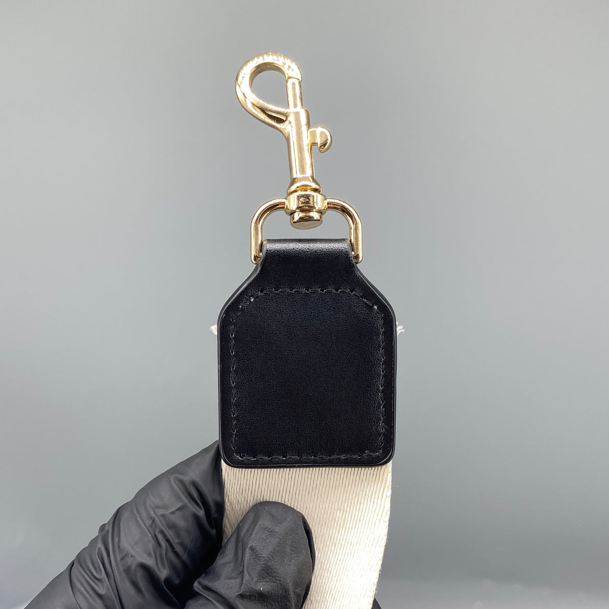 Versace Jeans Couture black saddle shoulder bag