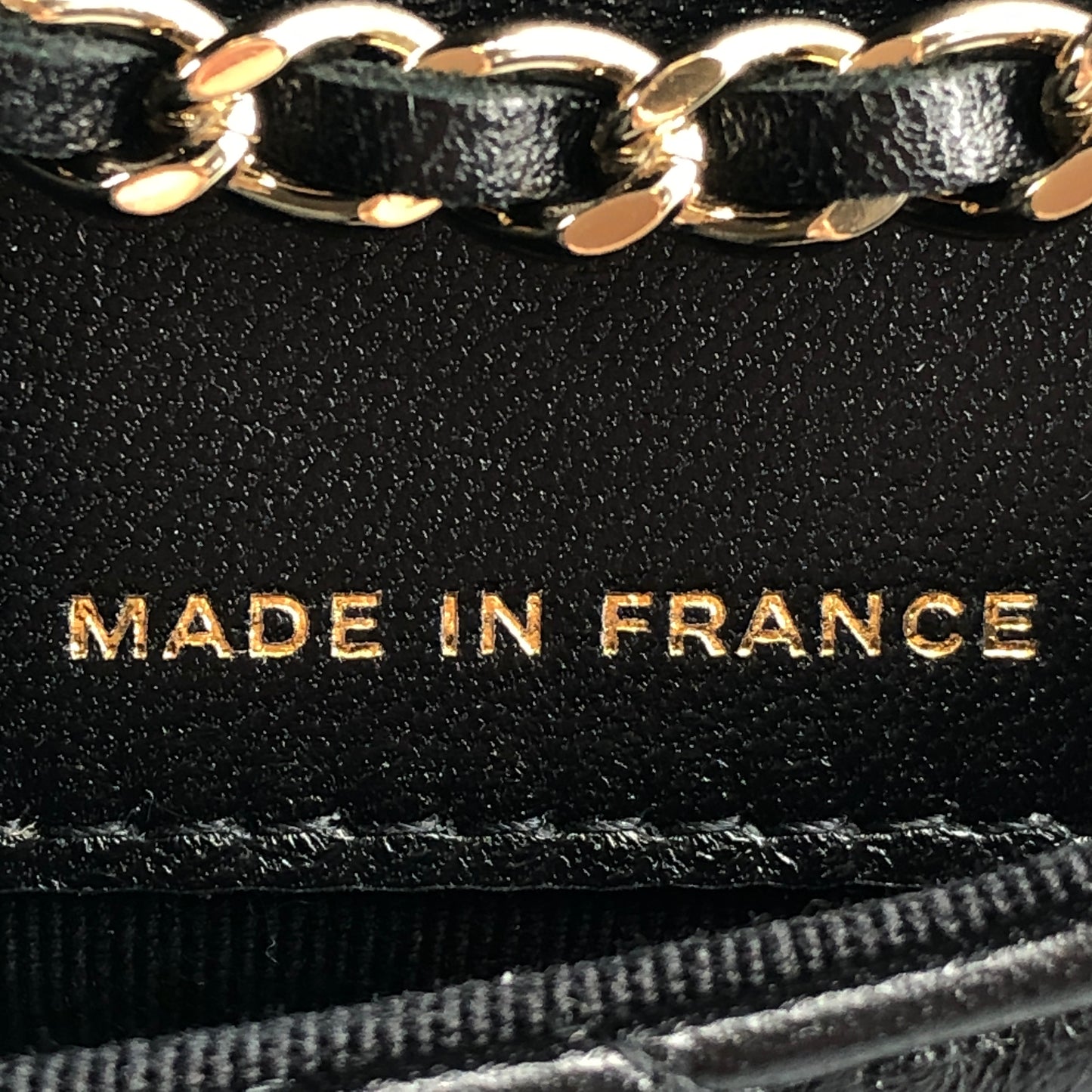 Chanel Bow Classic Quilted Belt Bag Black Lambskin Leather