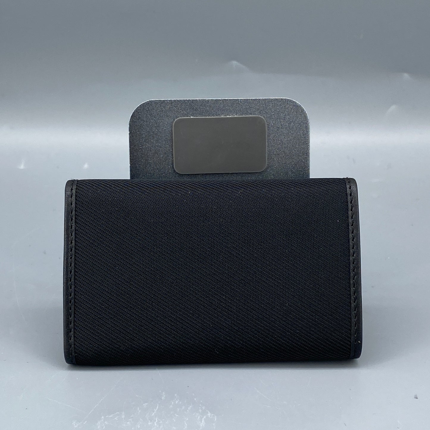 Ferragamo Black Canvas Key Case