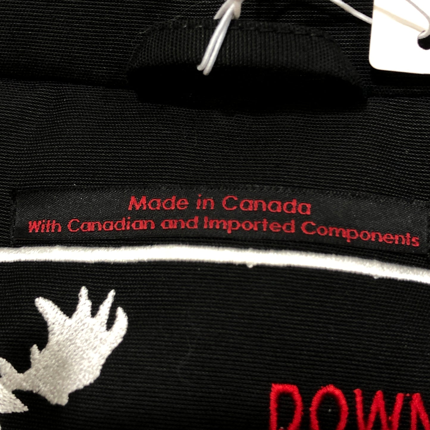 Moose Knuckles Black Fur‑Trim Hooded Down Parka