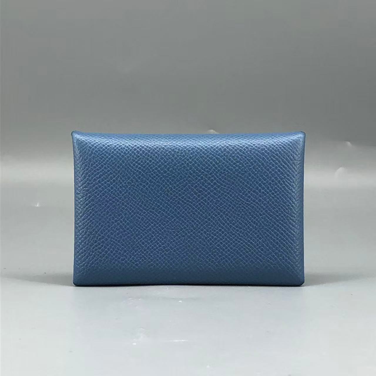 Hermes Leather Card Holder 10 × 6 cm