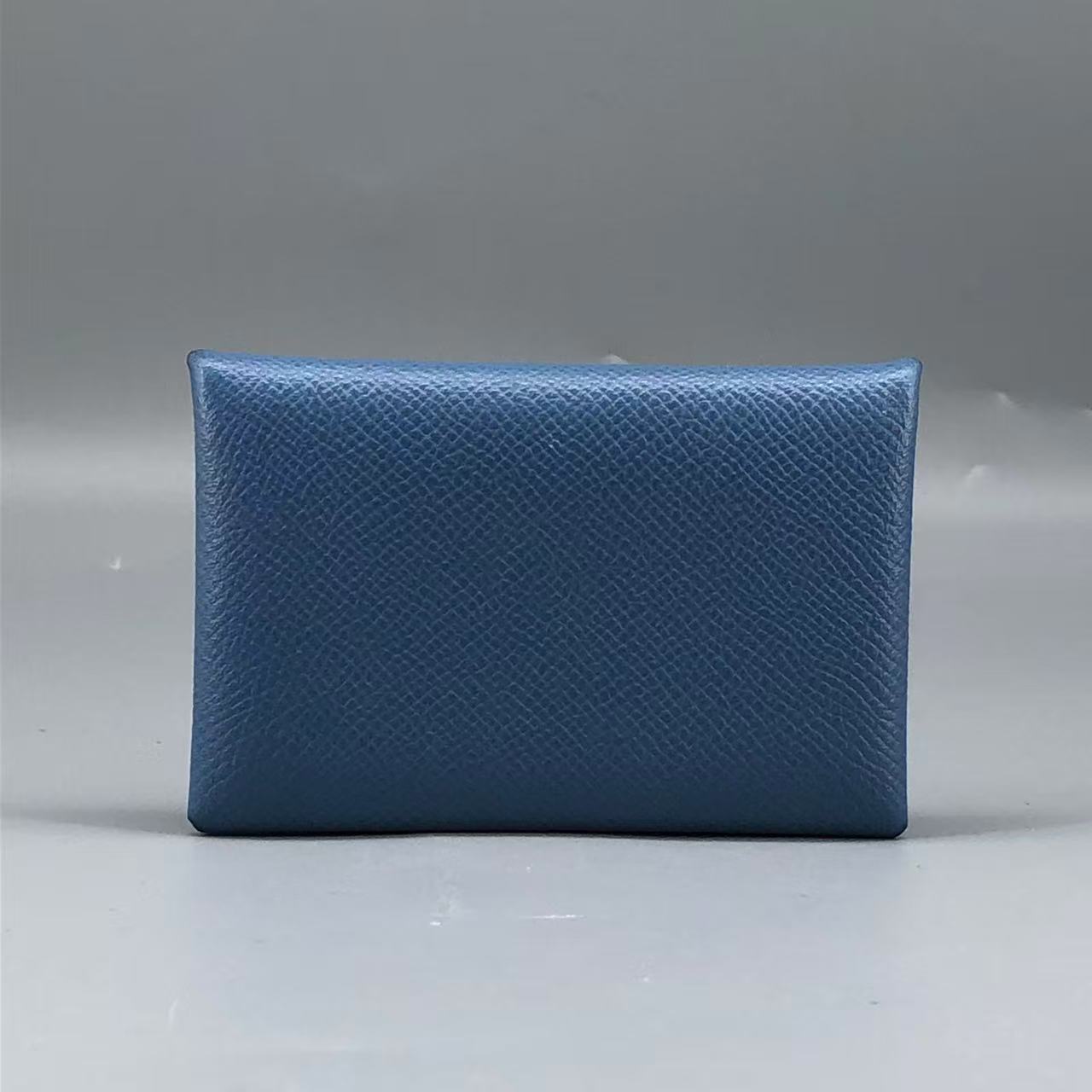 Hermes Leather Card Holder 10 × 6 cm