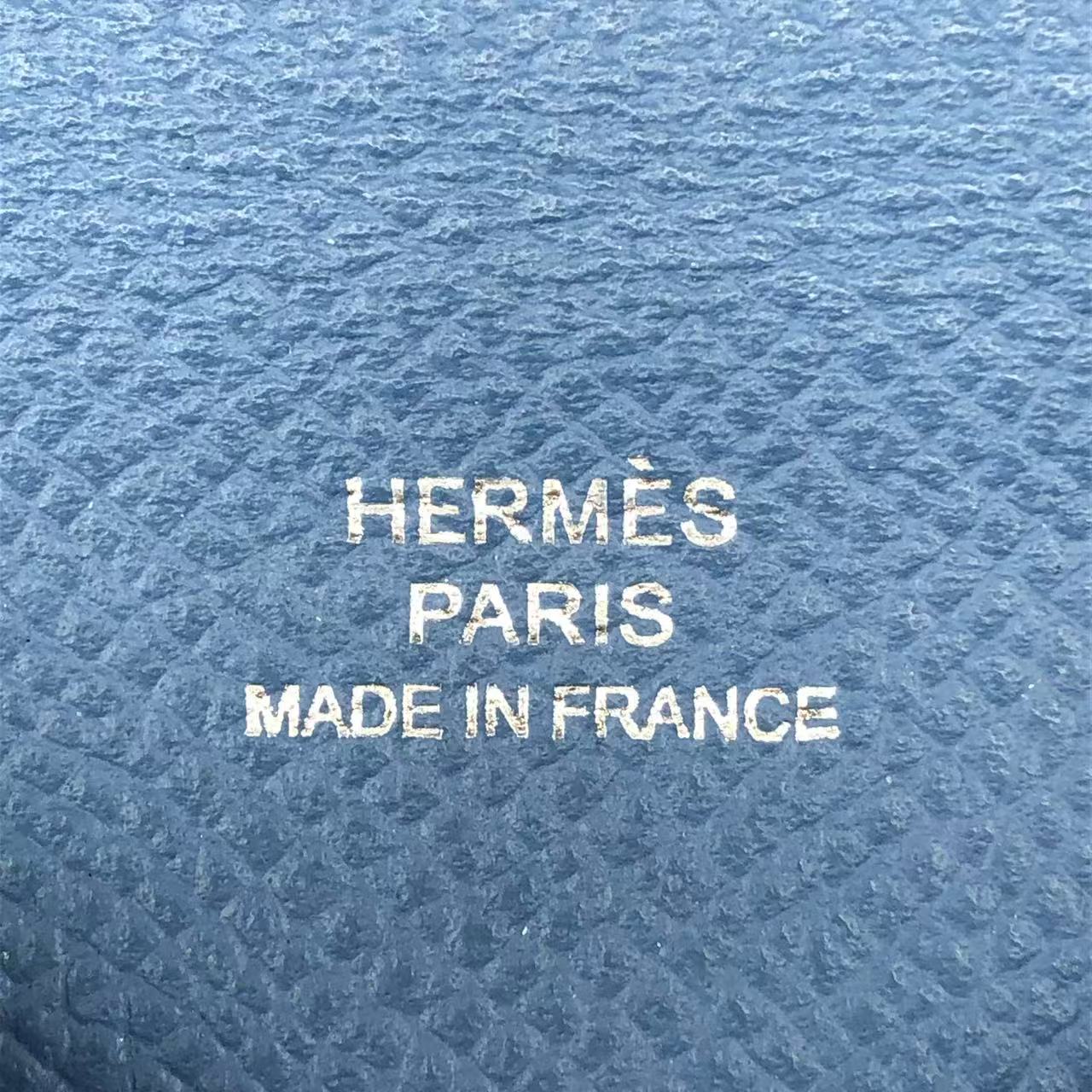 Hermes Leather Card Holder 10 × 6 cm