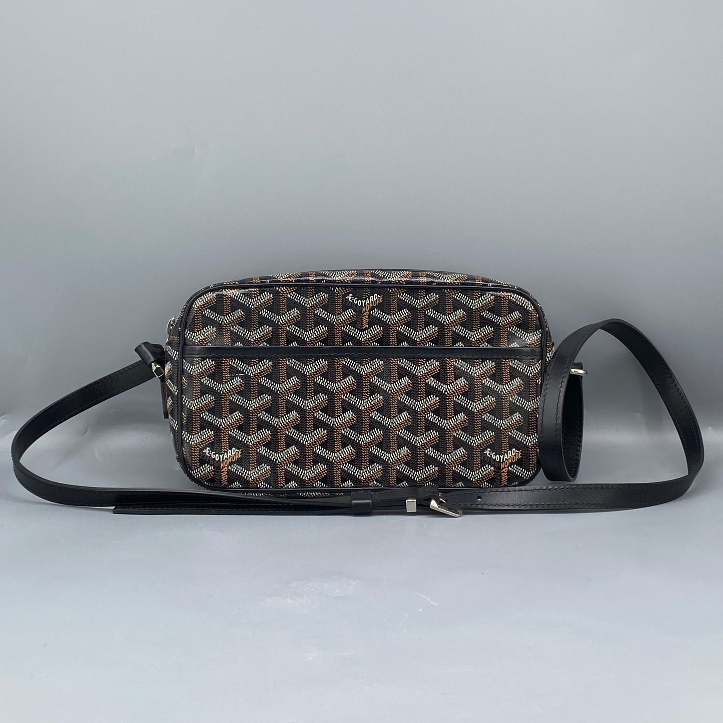 Goyard Cap Vert PM Black Monogram Crossbody Bag