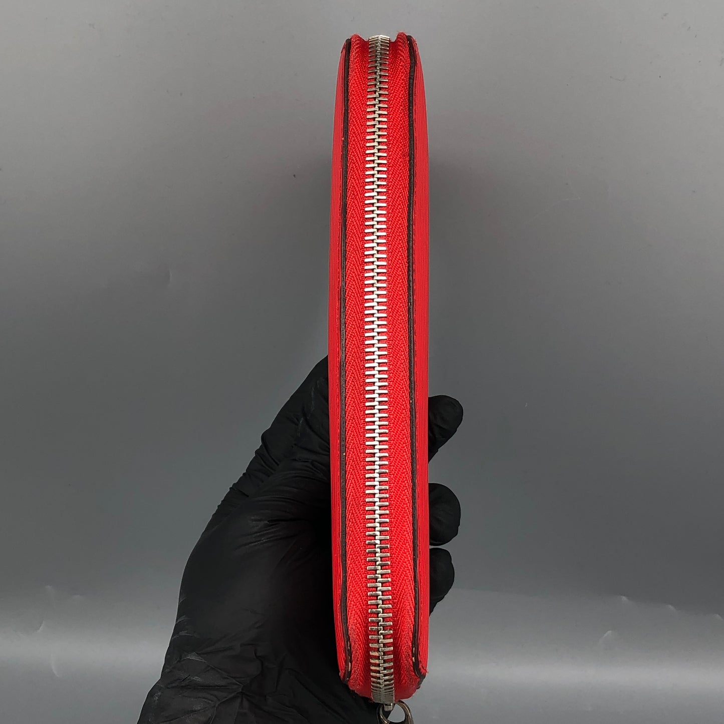 Louis Vuitton Epi Leather Zippy Wallet Red