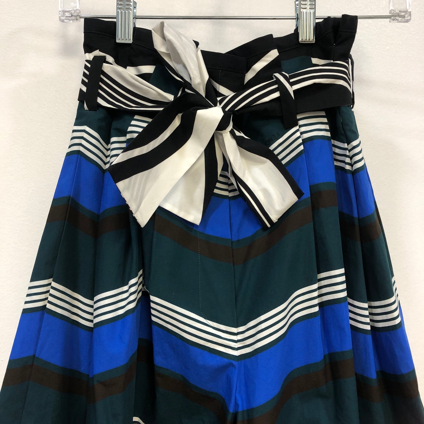 Fendi Striped Midi Pants Size 38