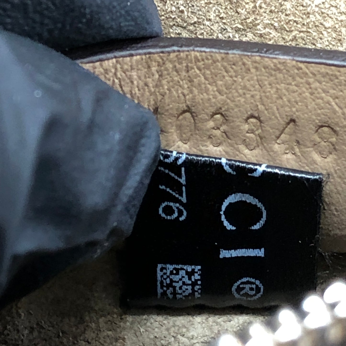 Gucci Dionysus GG Supreme Beige Suede Shoulder Bag