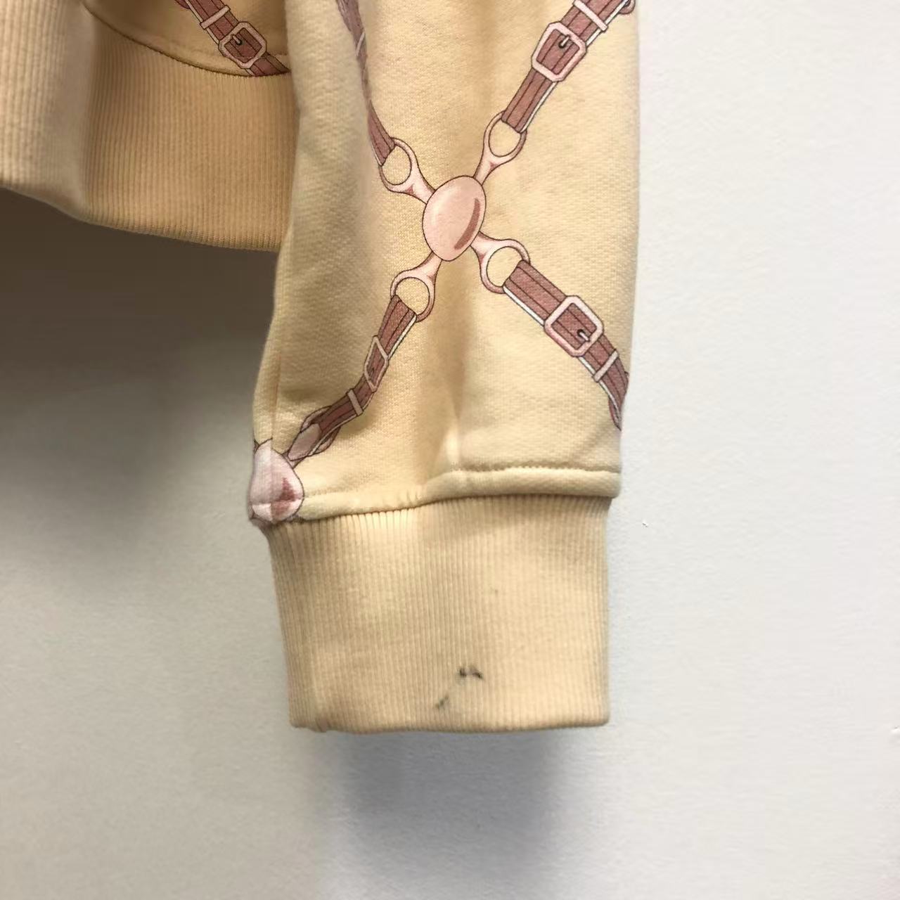 Hermes Twin-Set Bomber Jacket and Matching Shorts in Beige Cotton Blend