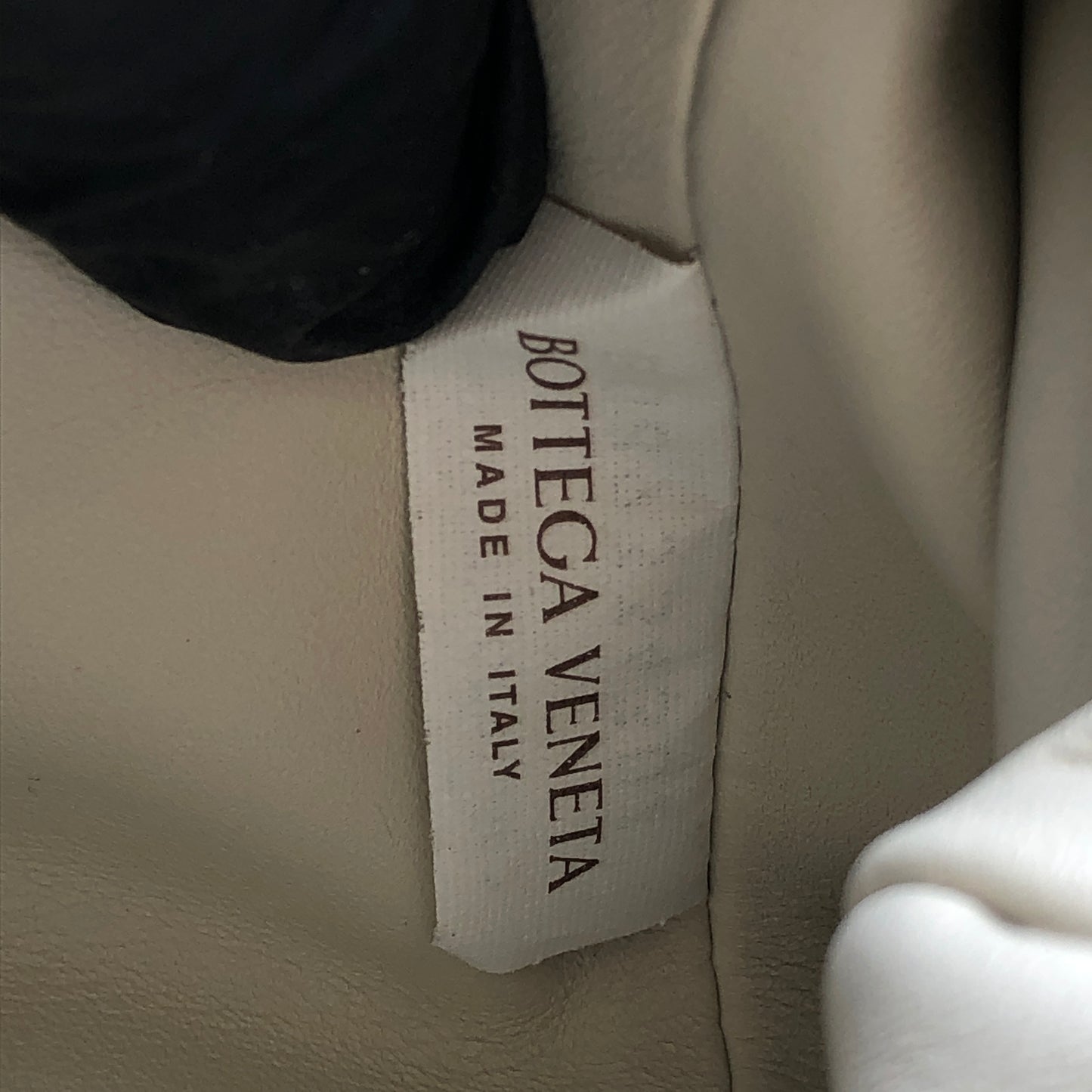 Bottega Veneta Medium Pouch Clutch Bag Cream