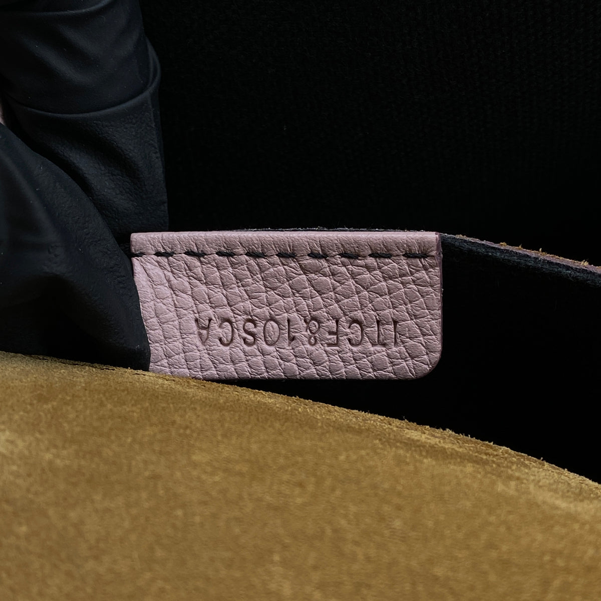 Burberry Derby Calfskin House Check Small Macken Crossbody Bag Pale Orchid