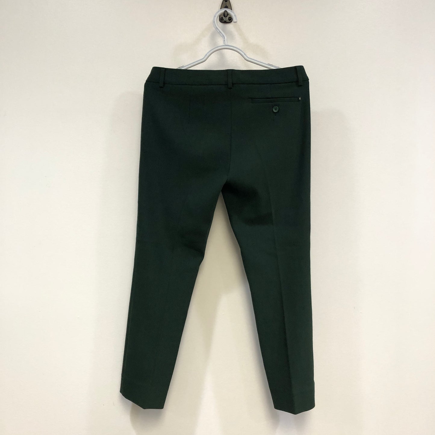 Sportmax Pine Green Slim‑Leg Dress Pants US 10