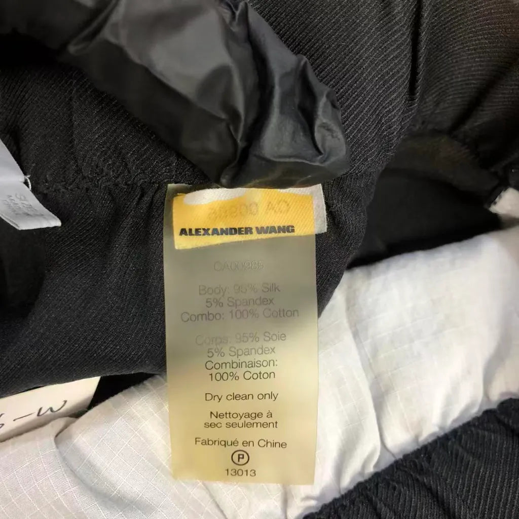 Alexander Wang Marathon Shorts Black Size 2