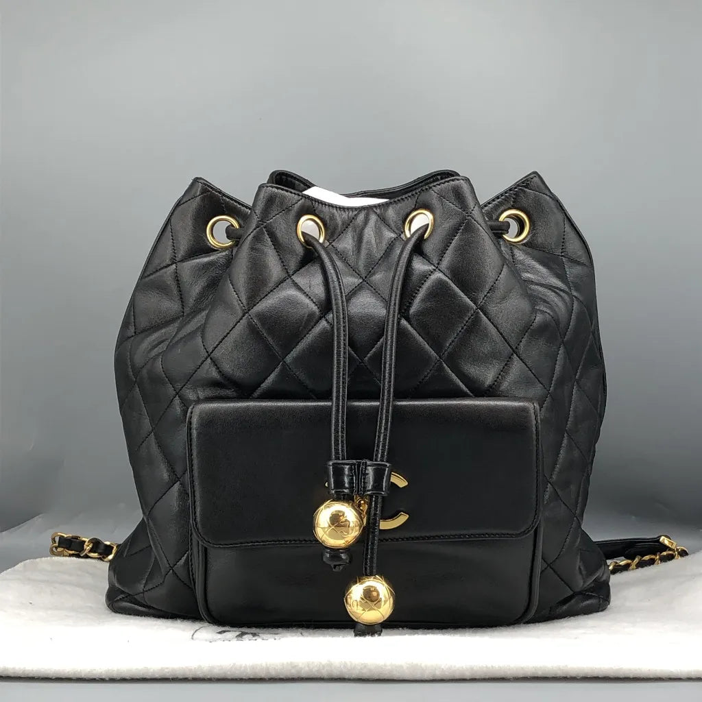 Chanel diamond-quilted Flap Backpack