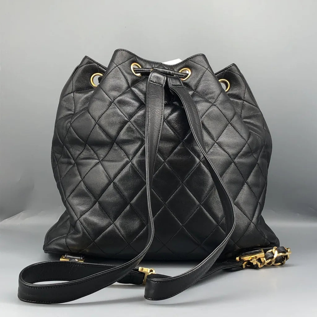 Chanel diamond-quilted Flap Backpack