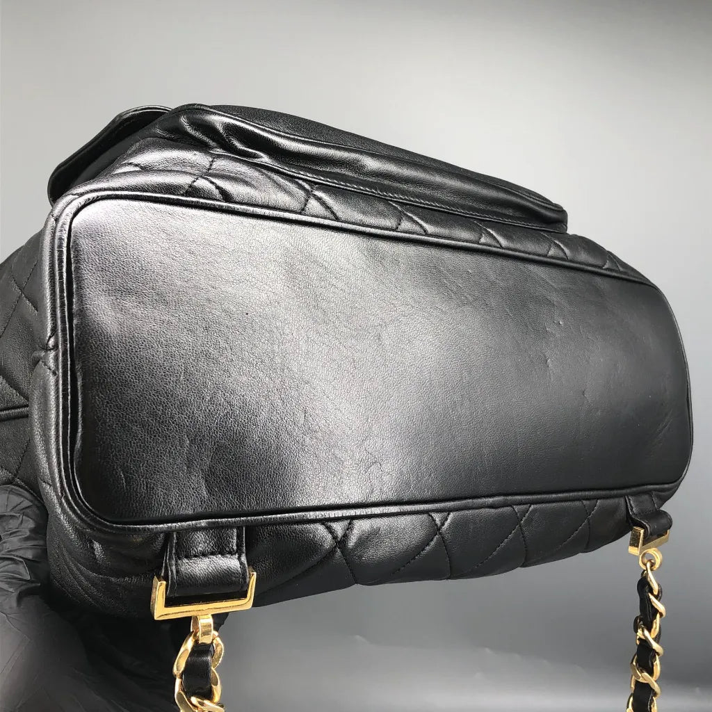 Chanel diamond-quilted Flap Backpack