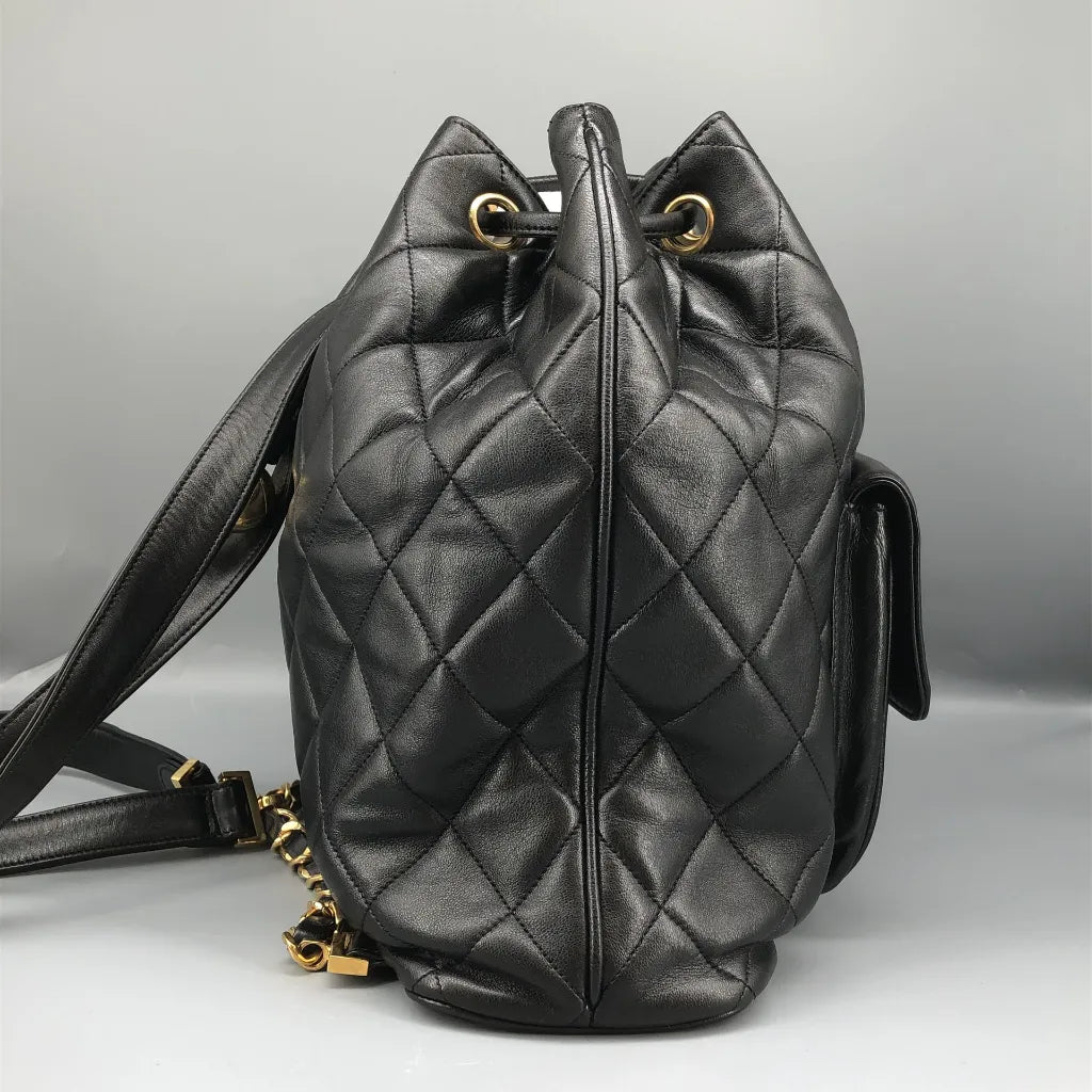 Chanel diamond-quilted Flap Backpack