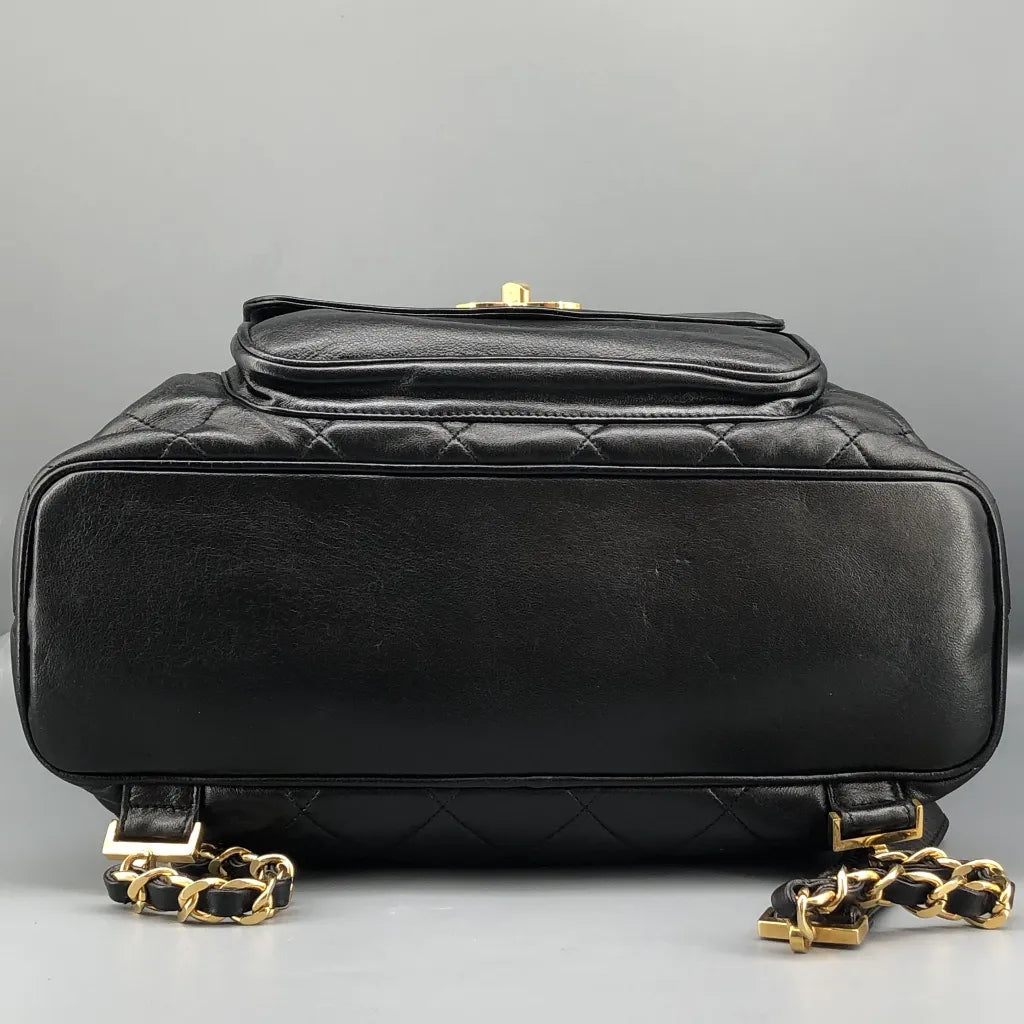 Chanel diamond-quilted Flap Backpack