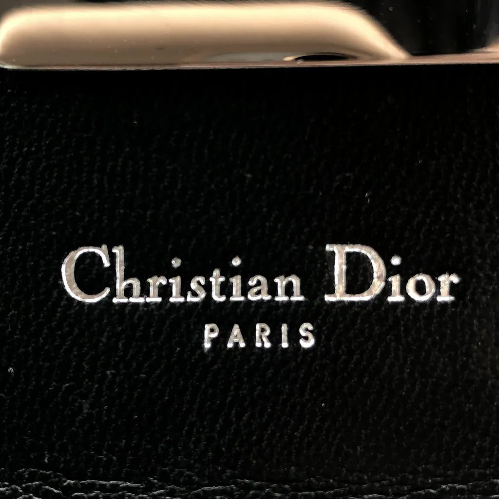 Christian Dior Black Cannage Wallet