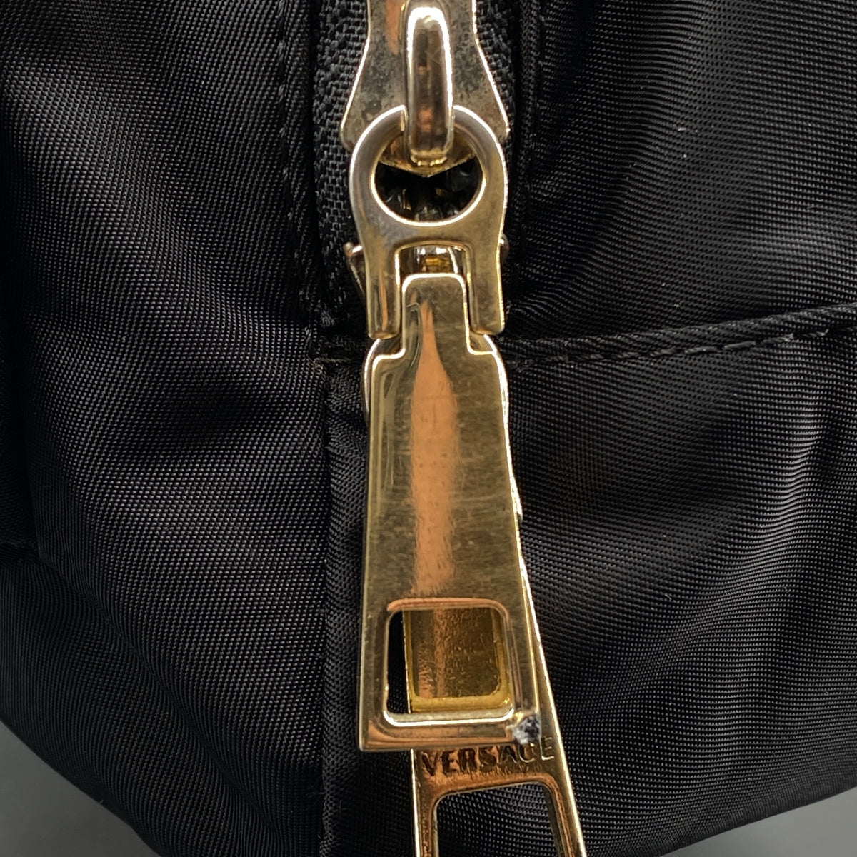 Versace Medusa Logo Mini Backpack Black Nylon