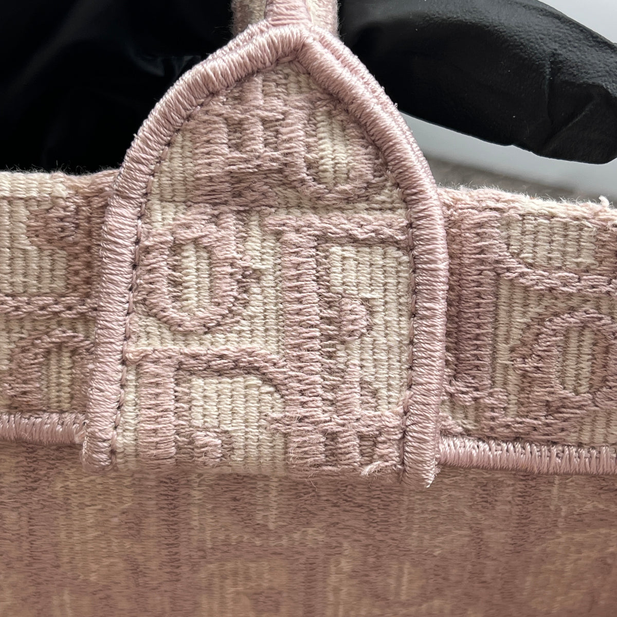 Christian Dior Oblique Medium Book Tote Rose Des Vents
