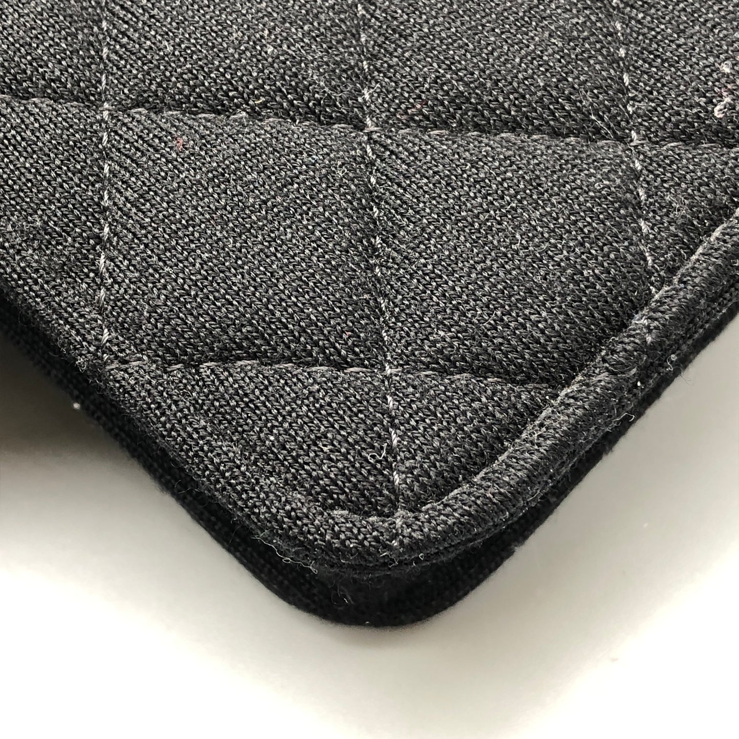 Chanel Black Quilted Fabric Mini Chain Crossbody Bag