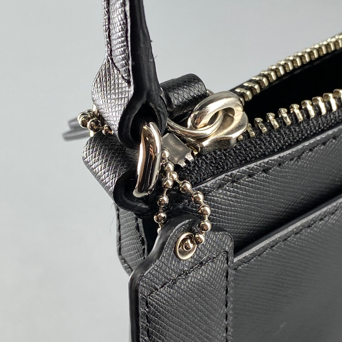 Coach Black Leather Crossbody Bag