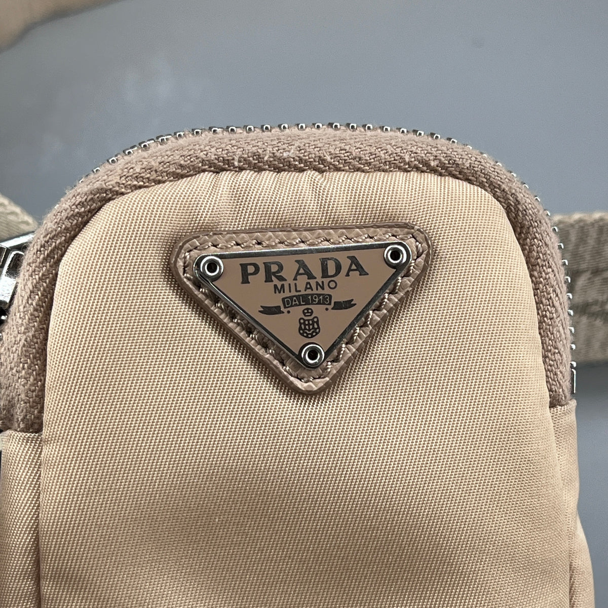 Prada Light brown Re-Edition 2005 Crossbody Bag