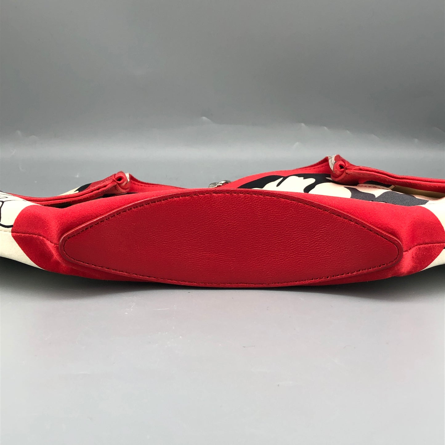 Alexander McQueen De Manta Clutch Red/Cream