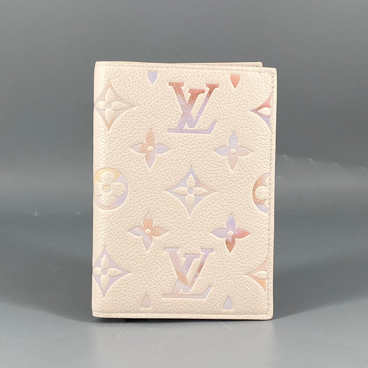 Louis Vuitton Cream Monogram Passport Holder