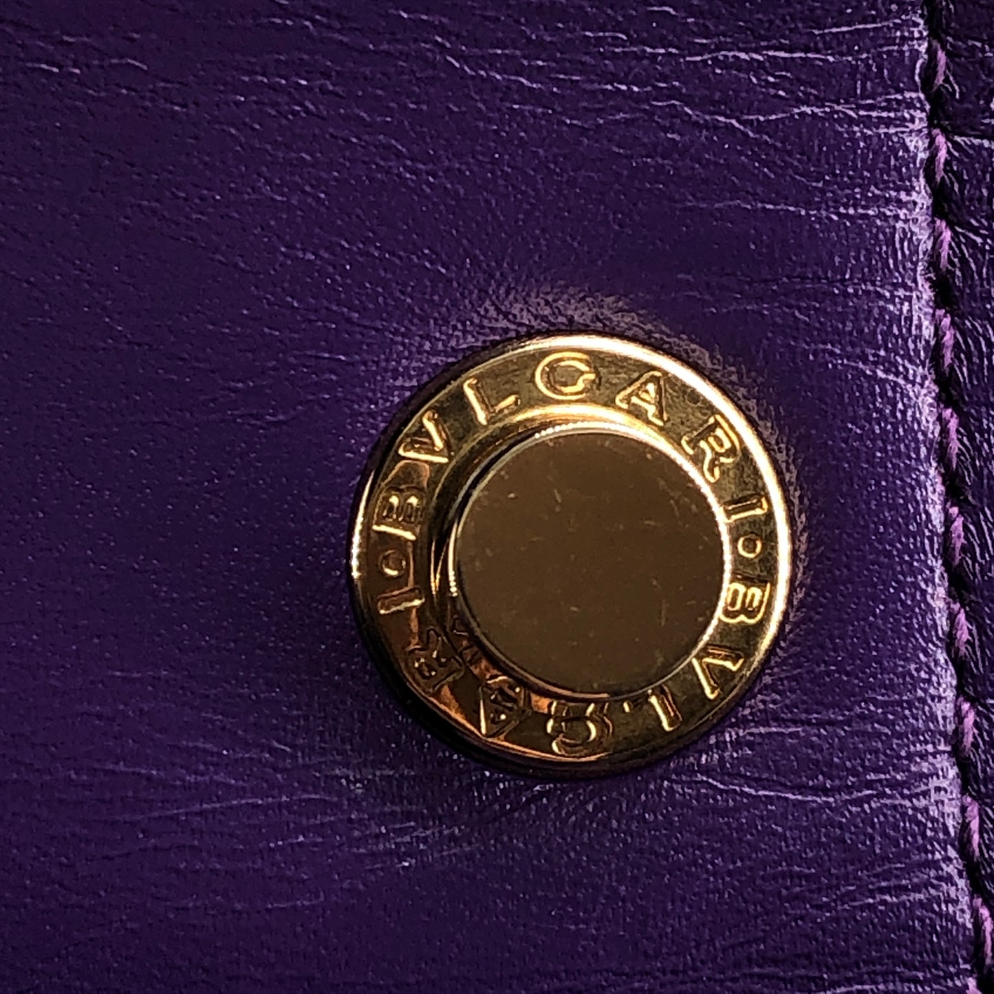 Bulgari Purple Serpenti Forever Flap Shoulder Bag