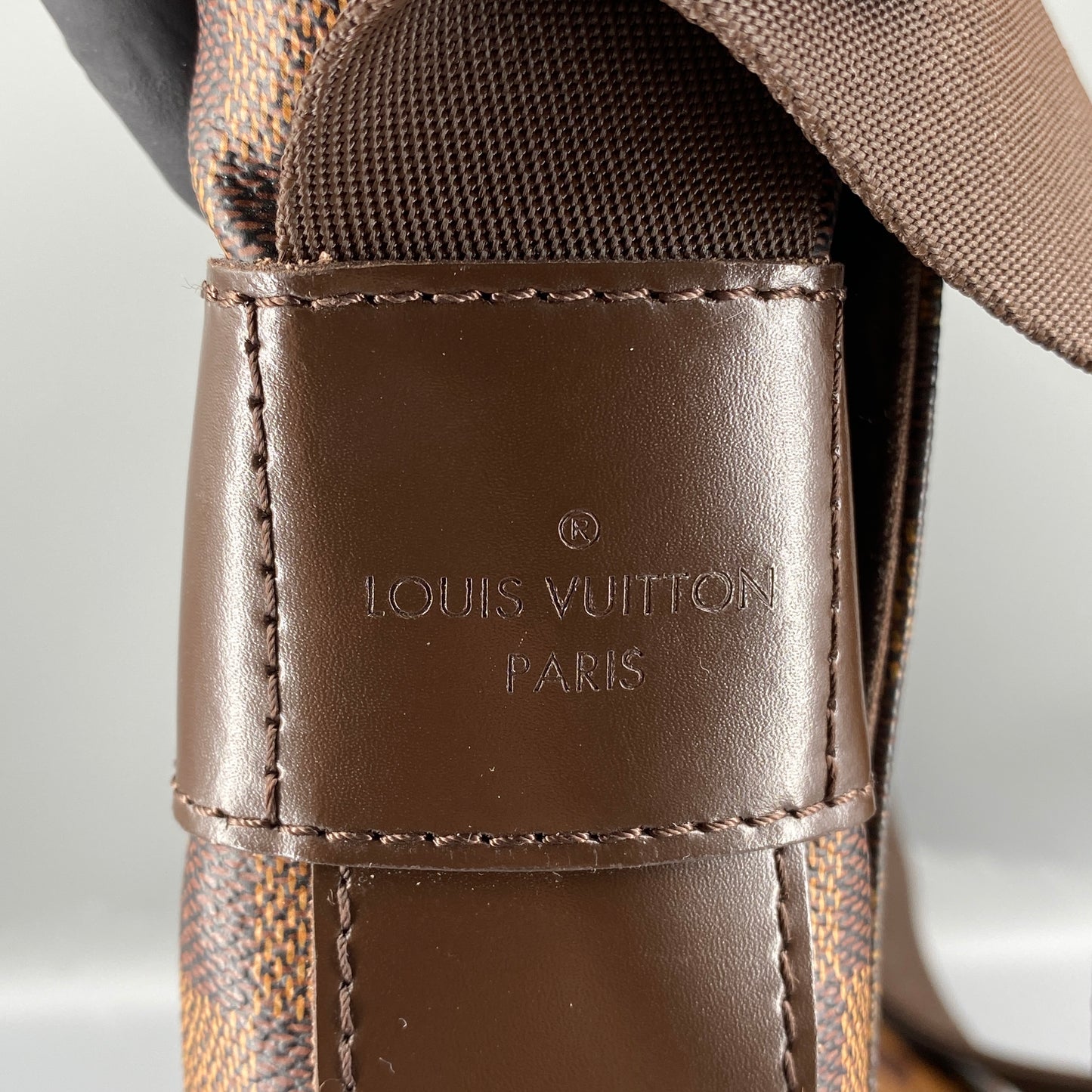Louis Vuitton Brown Damier Ebene Canvas Messenger Shoulder Bag
