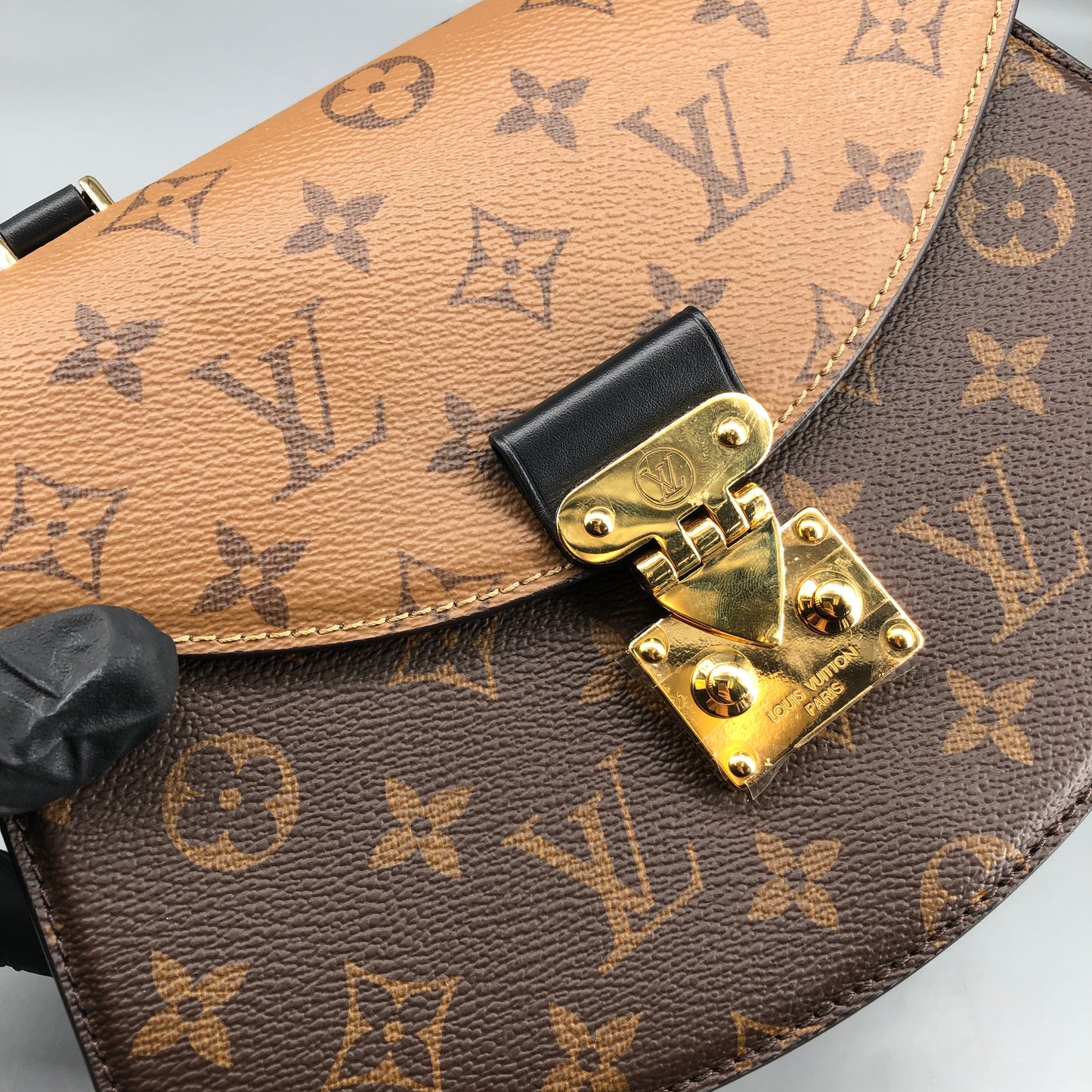 Louis Vuitton Monogram Reverse Tilsitt Bag Brown