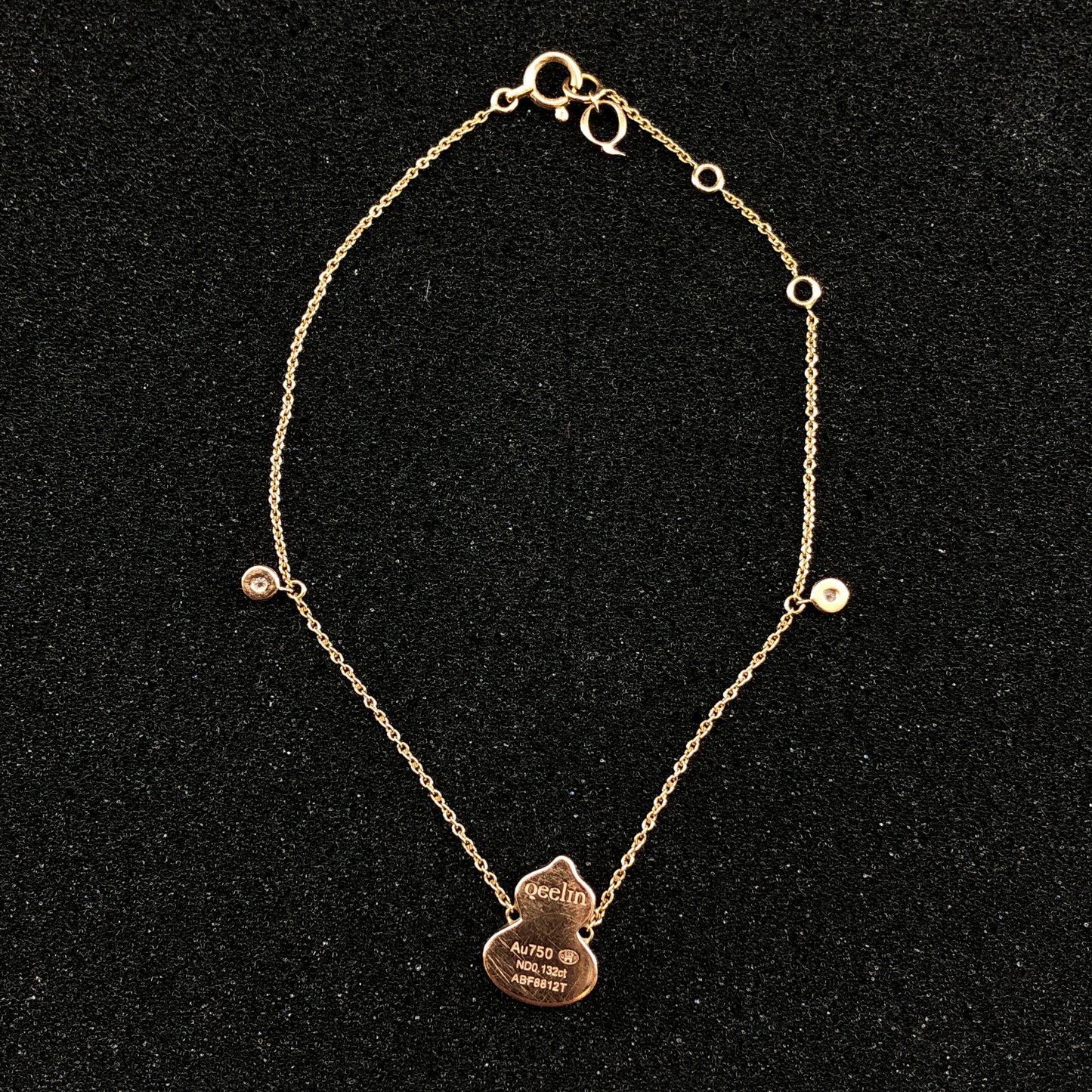 Qeelin Wulu 18K Gold Diamond & Mother-of-Pearl Bracelet