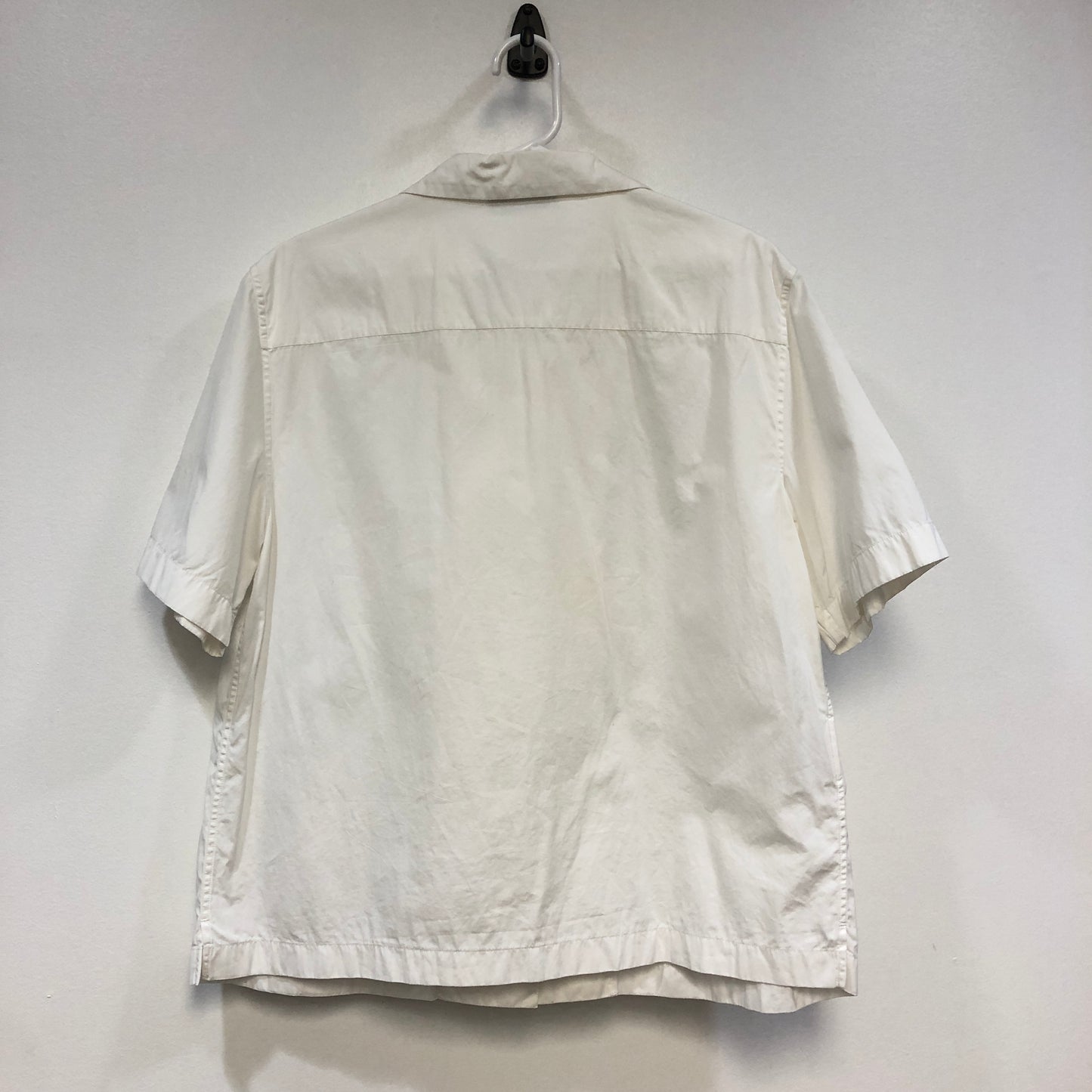 Prada Short-Sleeve Bowling Shirt Size 48 White