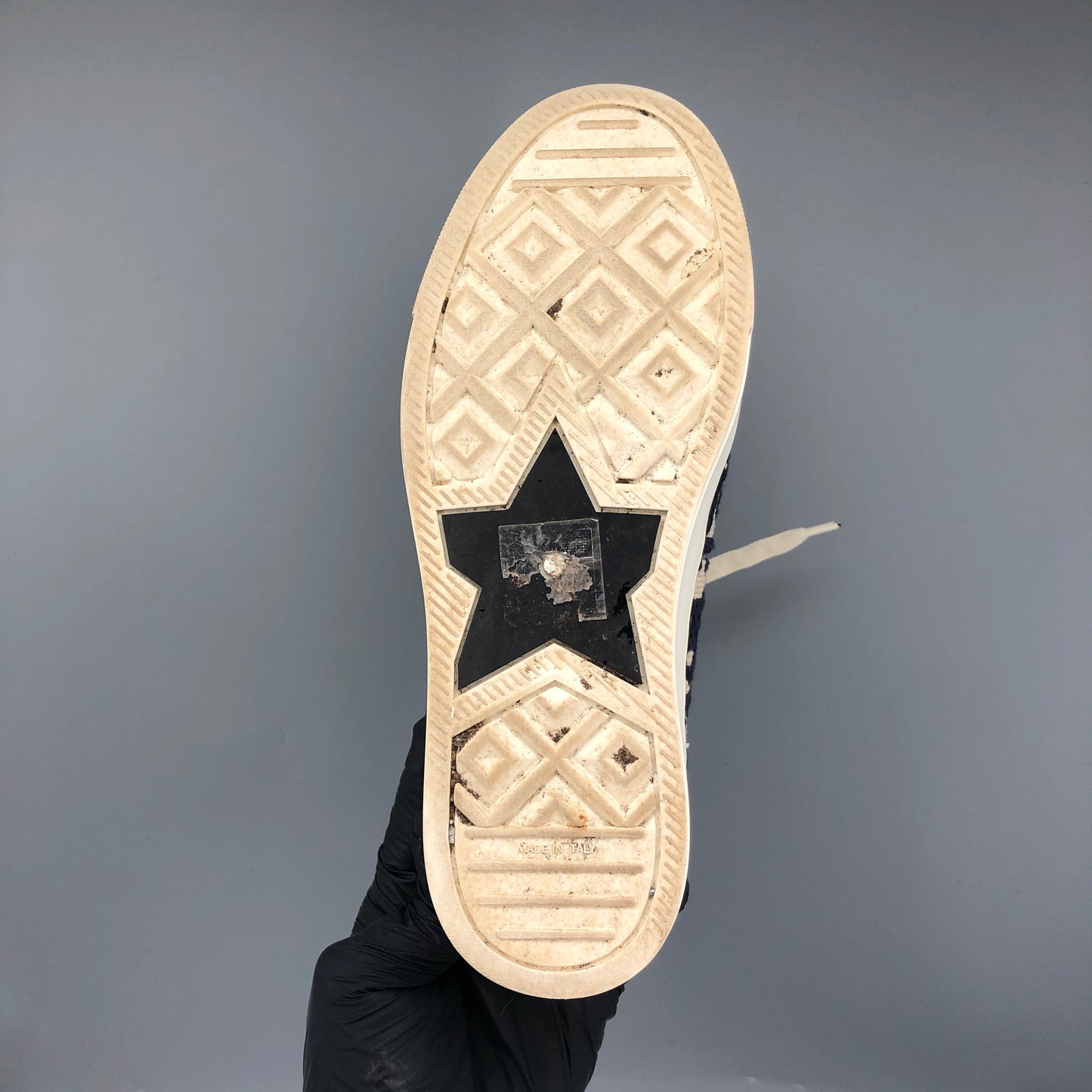 Christian Dior Women's Walk'n'Dior Oblique Canvas Sneakers Size 35 Navy/Beige