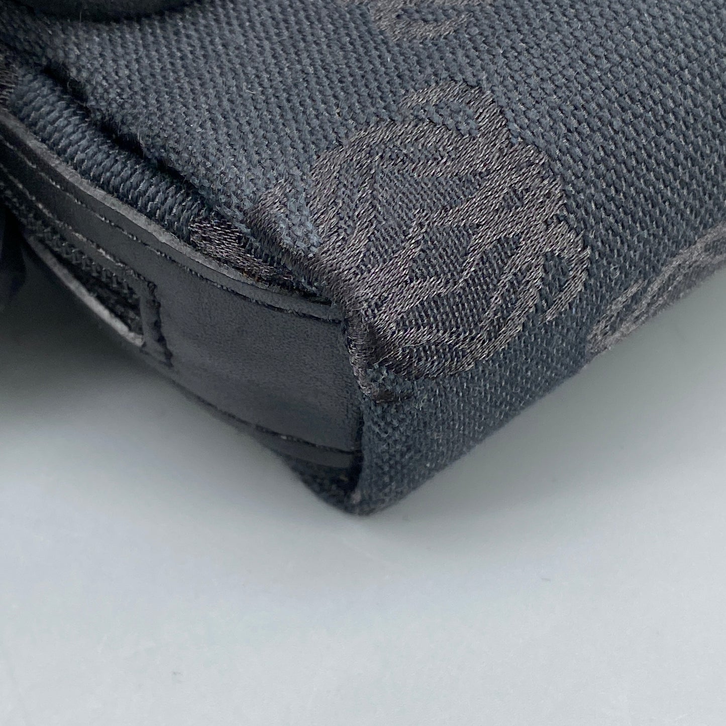 Loewe Black Anagram Jacquard Mini Zip Coin Pouch