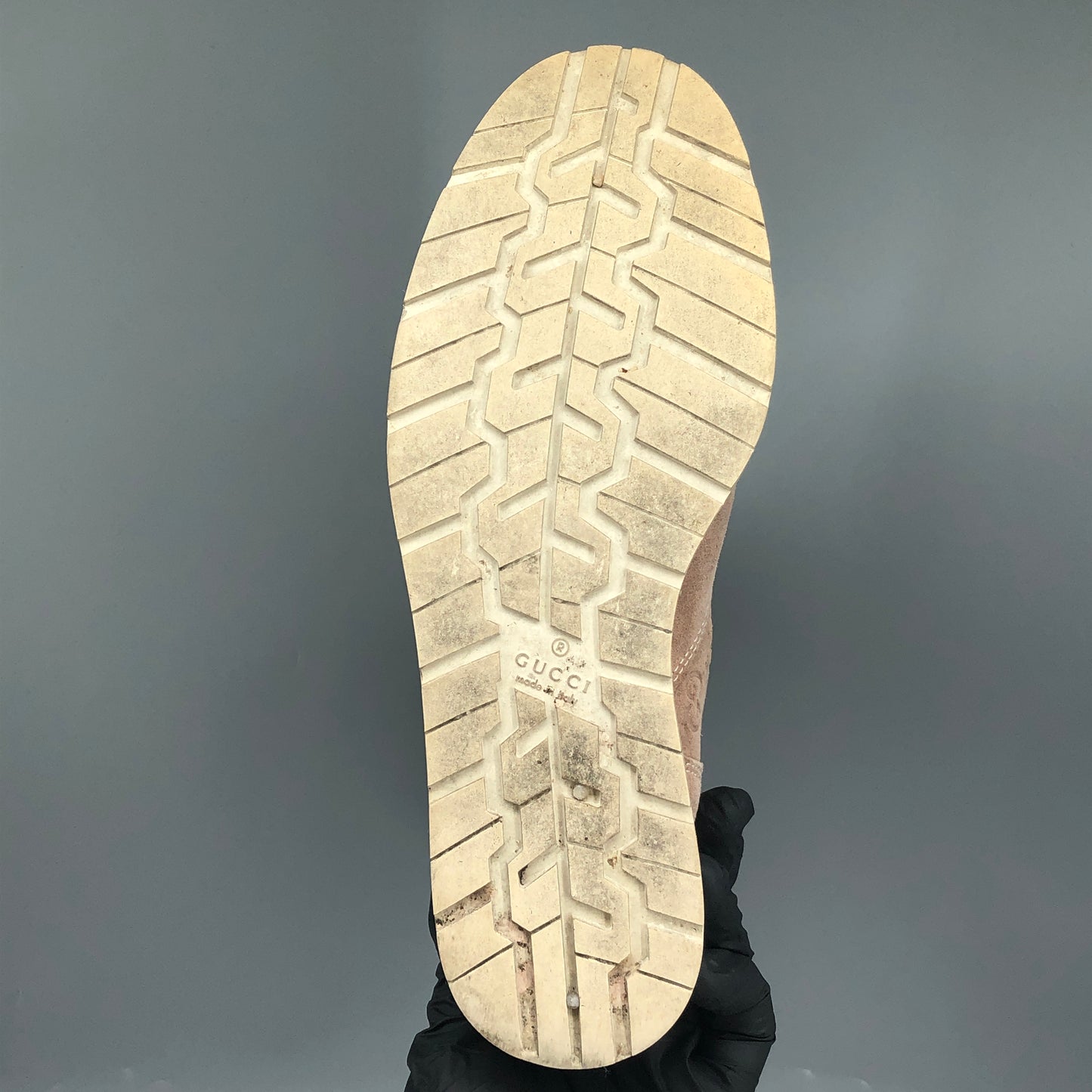 Gucci Taupe Pink Suede Mid-Calf Boots Size 36