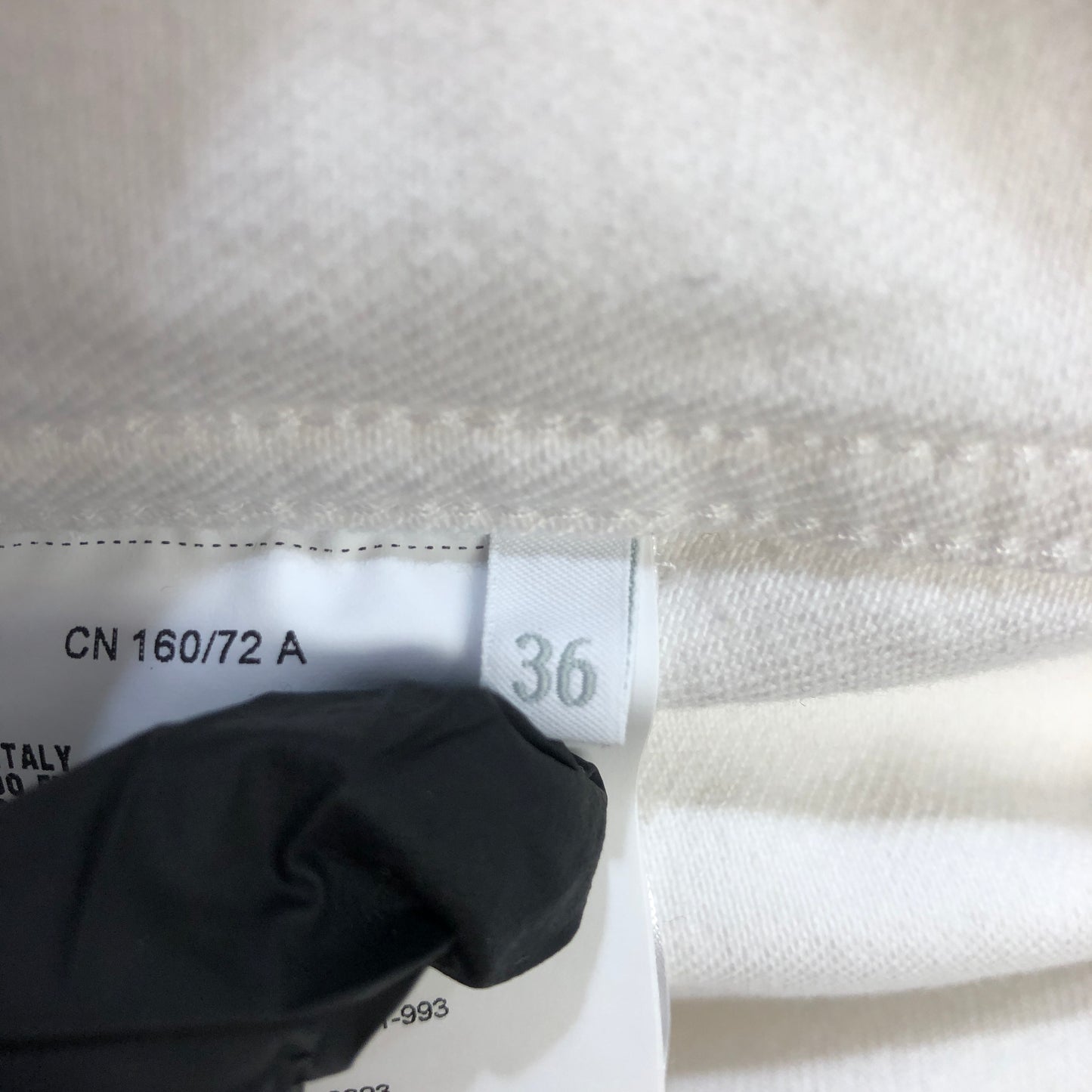 Prada White Short-Sleeve Cotton Shirt Size 36