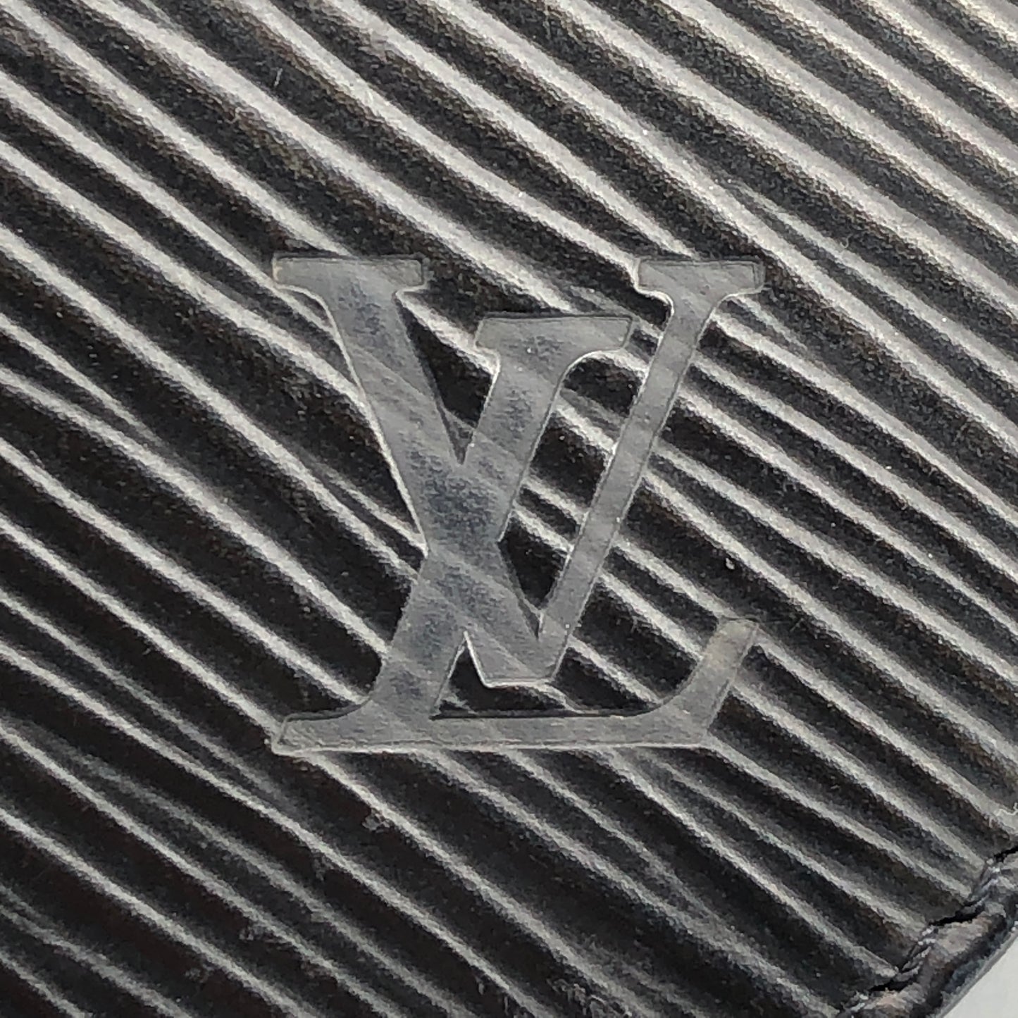 Louis Vuitton Black Epi Pochette Demi-Lune Shoulder Bag