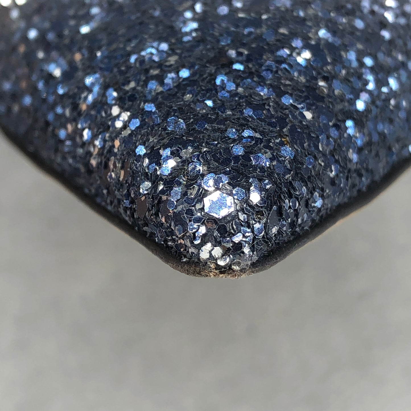 Jimmy Choo Women's Blue Silver Gradient Glitter Pointed Stiletto Heels Size 37