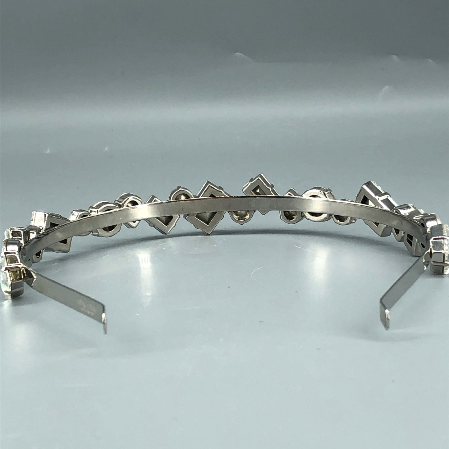Miu Miu Crystal-Embellished Headband Silver