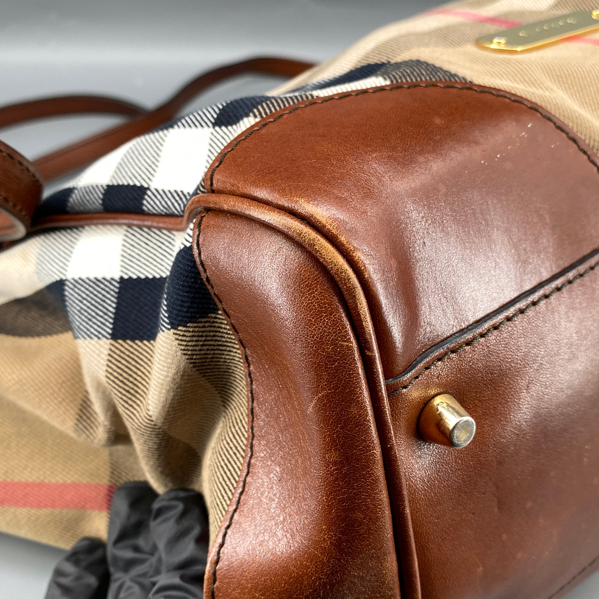 Burberry Canterbury House Check Tote Bag