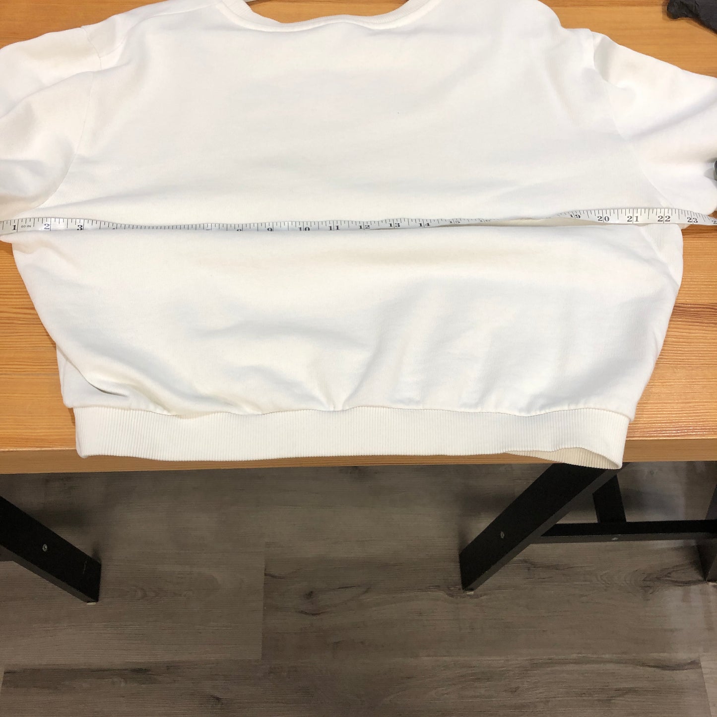 Moschino Teddy Bear Logo Sweatshirt Size US S White