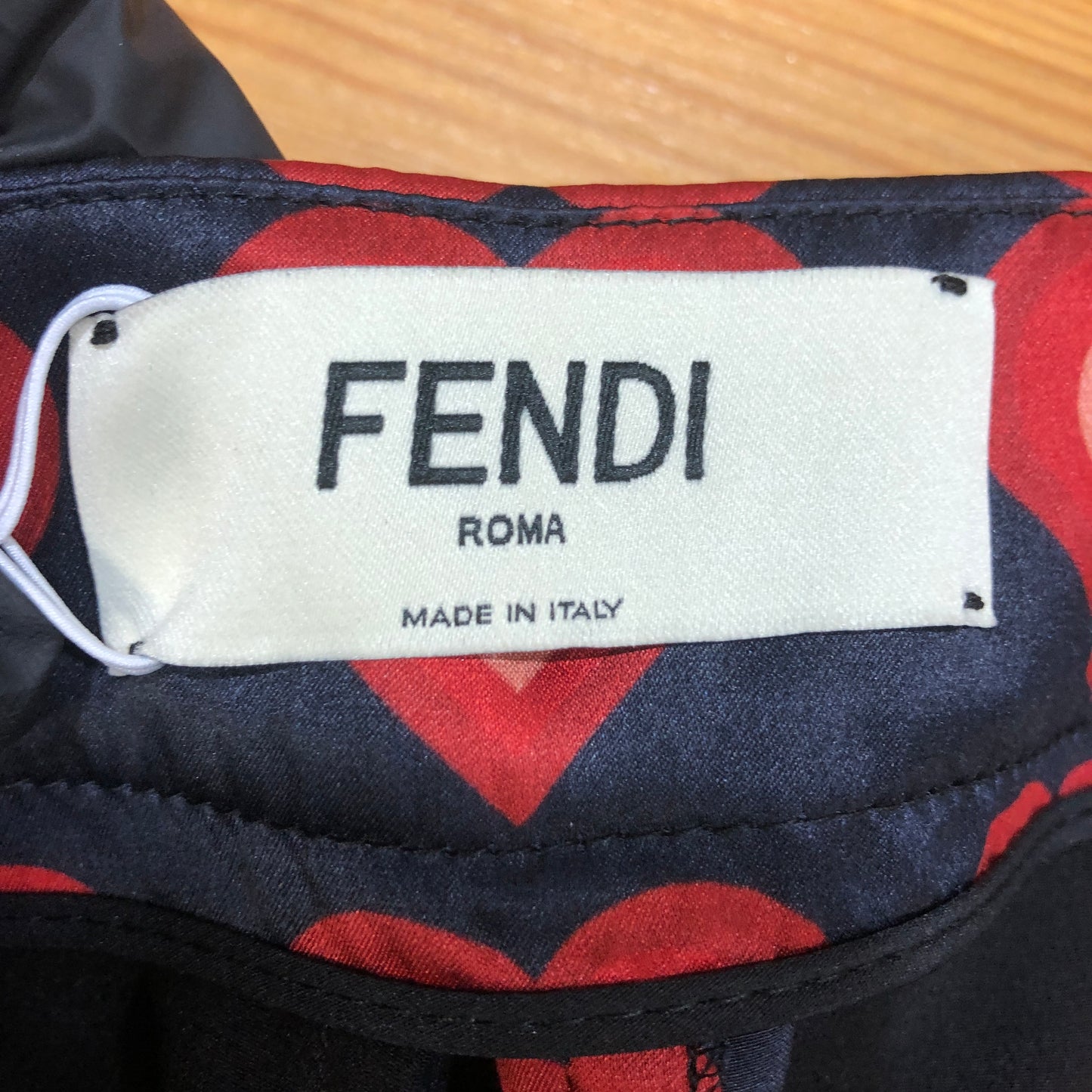 Fendi Heart Print Midi Pencil Pants Size 36