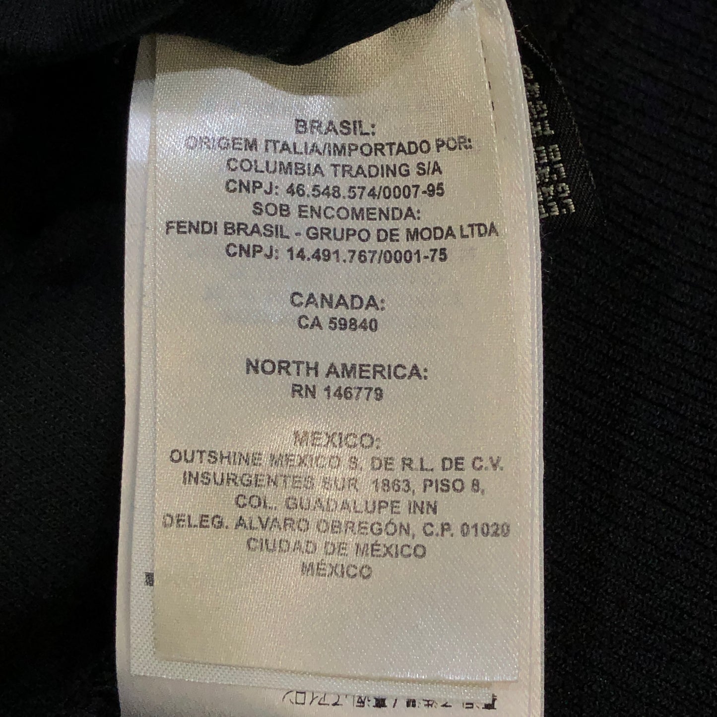 Fendi Black FF Trim Tracksuit Set