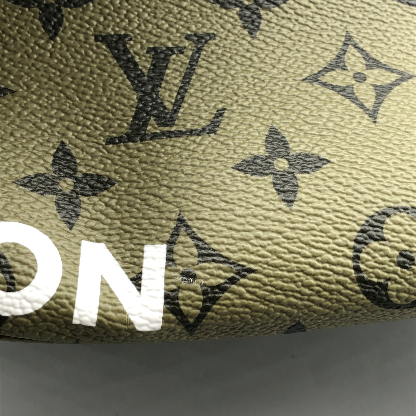 Louis Vuitton Monogram Hamac Bag Khaki Green Vermillion Red